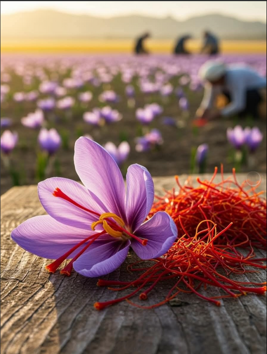 100% Pure Kashmiri Saffron Leaf