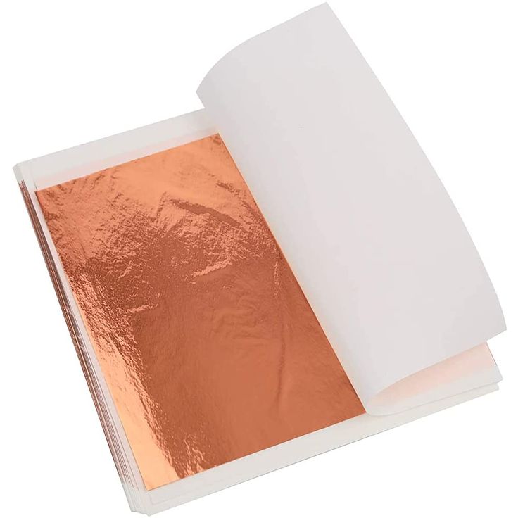 Copper Leaf Sheets - 100 Sheets